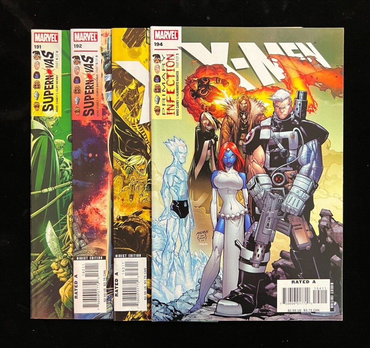 WS　X-MEN　SP X-Men #191 - #194 (Marvel Comics, 2006) - CS8535 | eBay