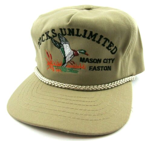 Vintage Ducks Unlimited Strap back Cap Hat