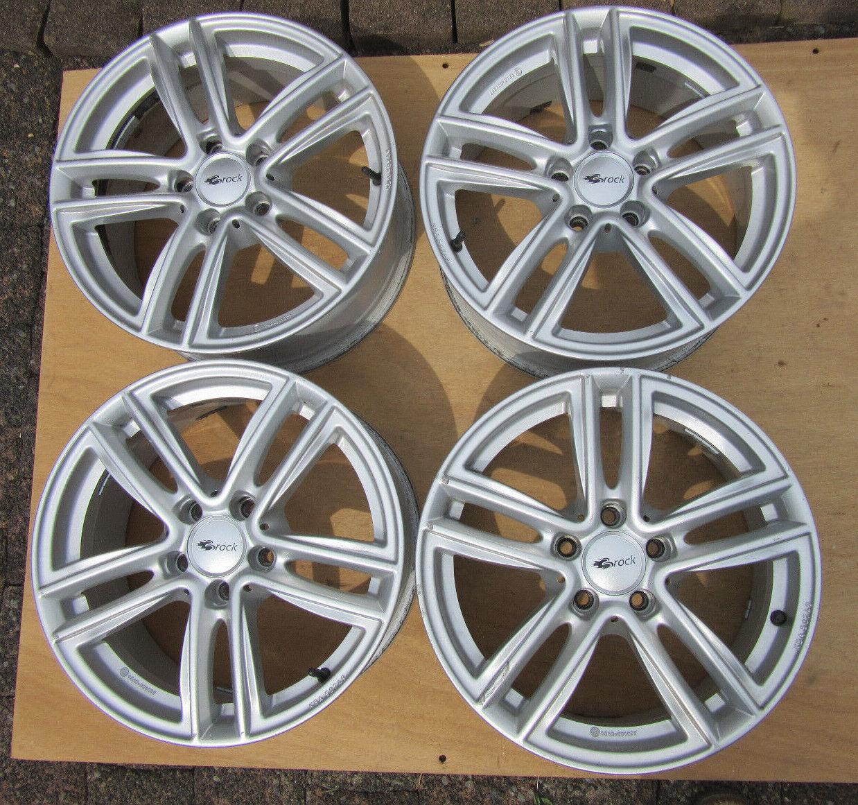 Brock RC Design RC 27-757.4 alloy rims 7.5 J 17 H2,ET 36,KBA 50749, used Brock RC Design RC 27-757.4 alloy rims 7.5 J 17 H2,ET 36,KBA 50749, used