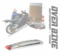 Rampa Pedana pieghevole carico scarico Moto Strada Cross 217 X 23 cm alluminio