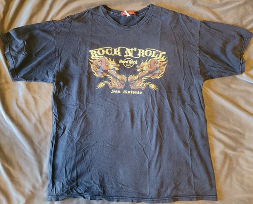 Hard Rock Cafe サンアントニオ トレーナー グレー Size XL) Vintage Hard Rock Cafe Rock N' Roll San Antonio