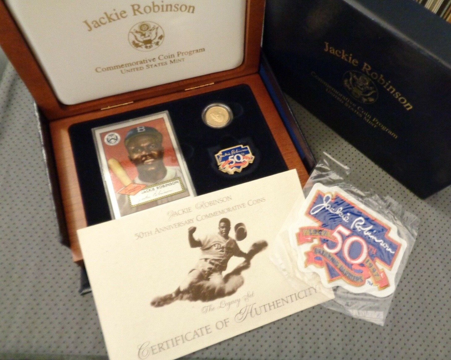 ロビン SHINE50点 JACKIE ROBINSON BROOKLYN DODGERS 50TH ANNIVERSARY 9999 FINE