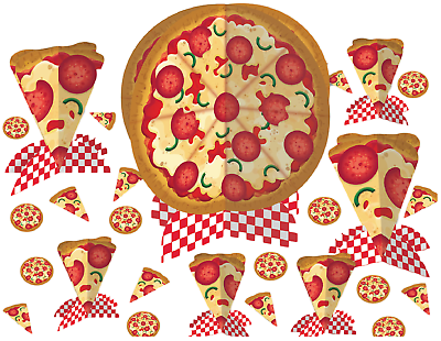 Party Supplies Party Decorations Happy Birthday Pizza Party Table