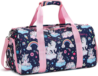 Kids Sports Duffel Bag for Girls Personalized Travel Bag Women