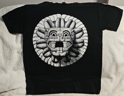 AZTEC MAYAN INCA CALENDAR ART WARRIOR MEXICO T-SHIRT