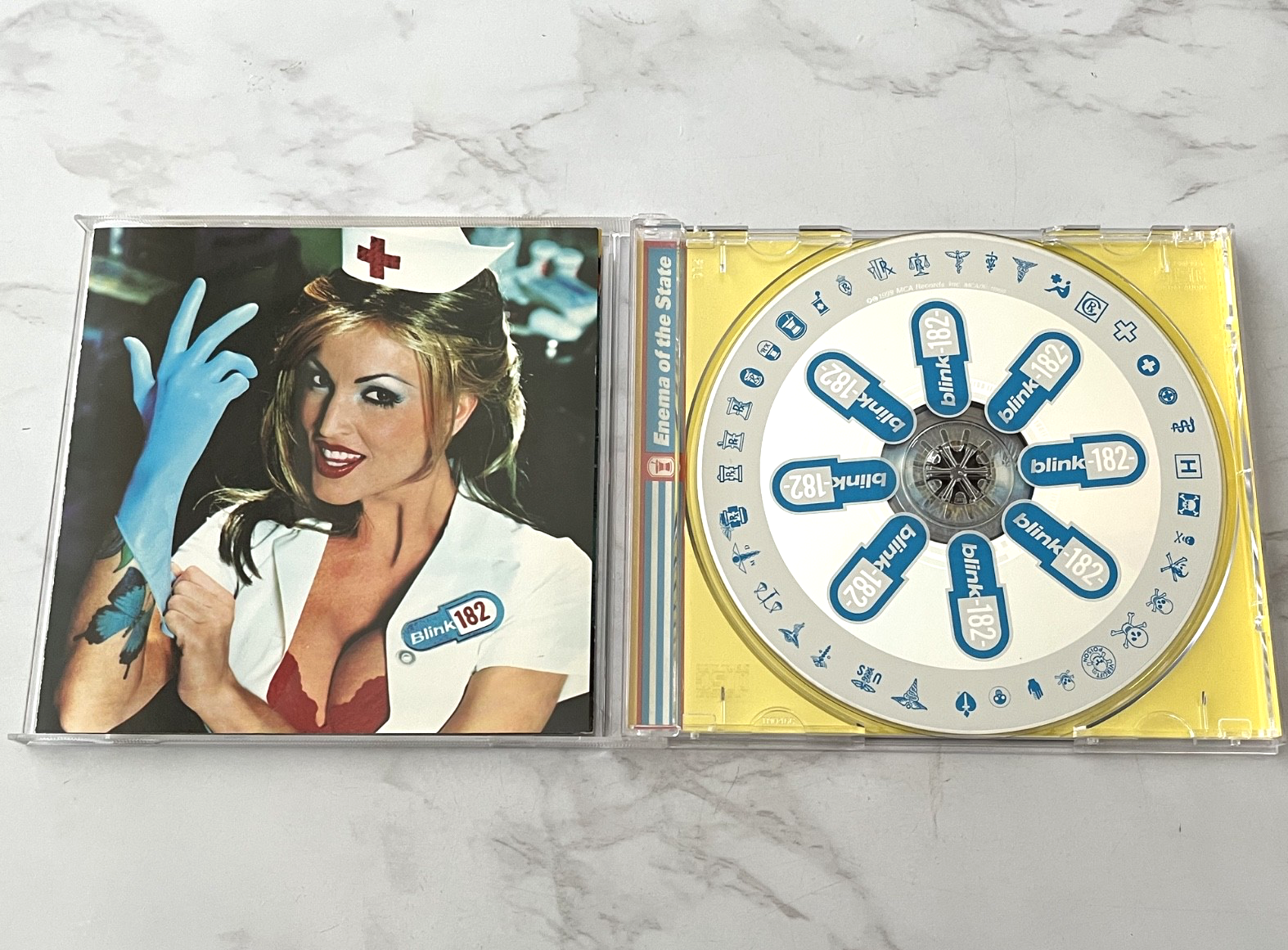 Blink-182 Enema Of The State CD 1999 RED CROSS Withdrawn From