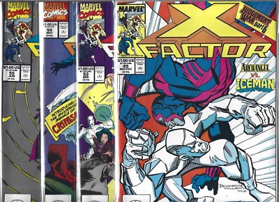 X-FACTOR LOT OF 4 - #49 53 SABRETOOTH 54 55 (NM-) HIGH GRADE COPPER AGE MARVEL