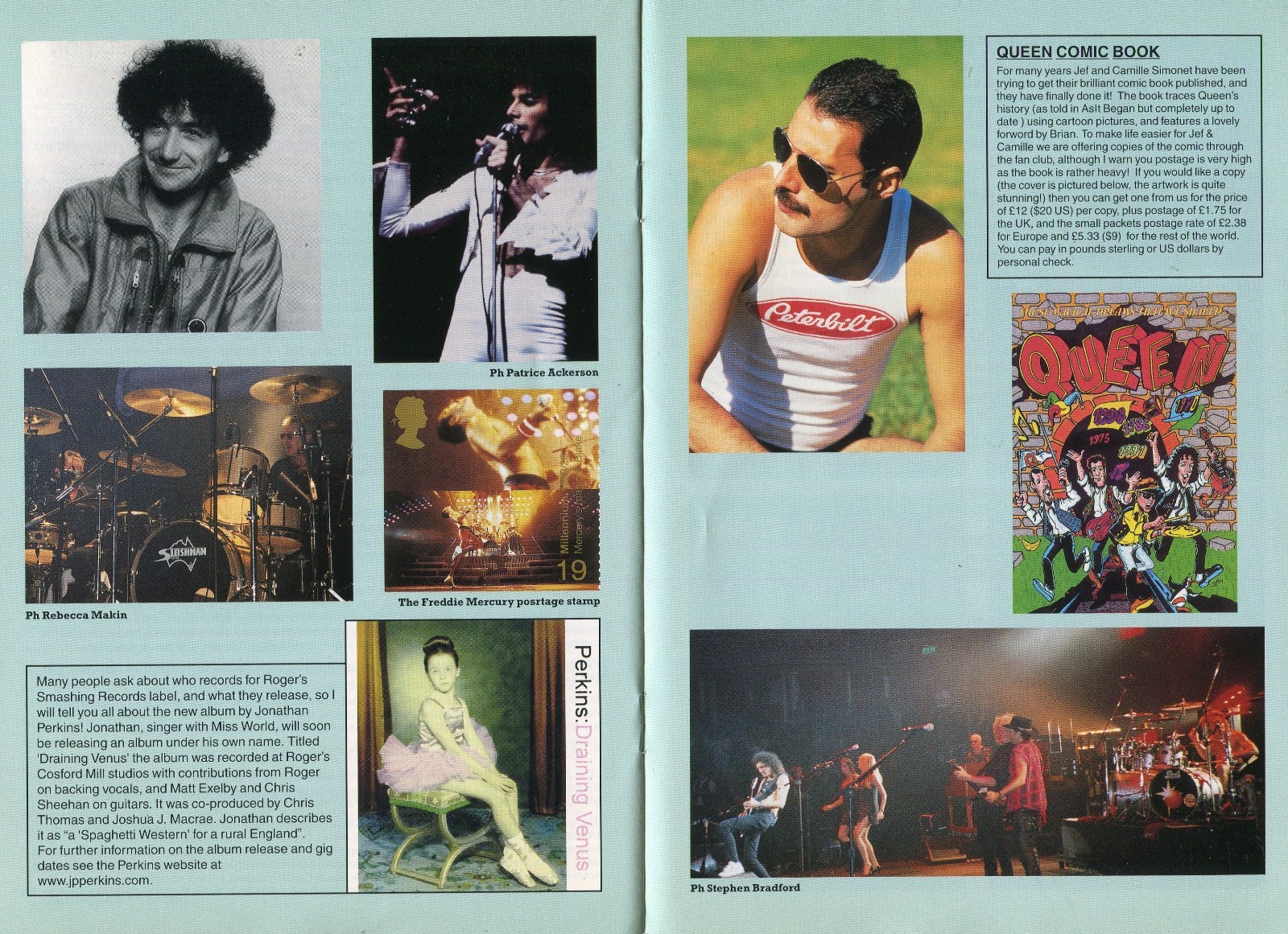 QUEEN SUMMER 1999 OFFICIAL INTERNATIONAL FAN CLUB MAGAZINE FREDDIE MERCURY