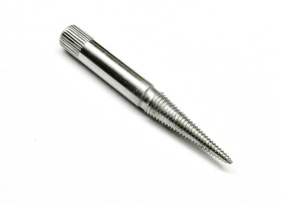 Tapered Mandrel Threaded Screw Cone Pointed Mandrel 1/4'' Shank for Rotary Tools