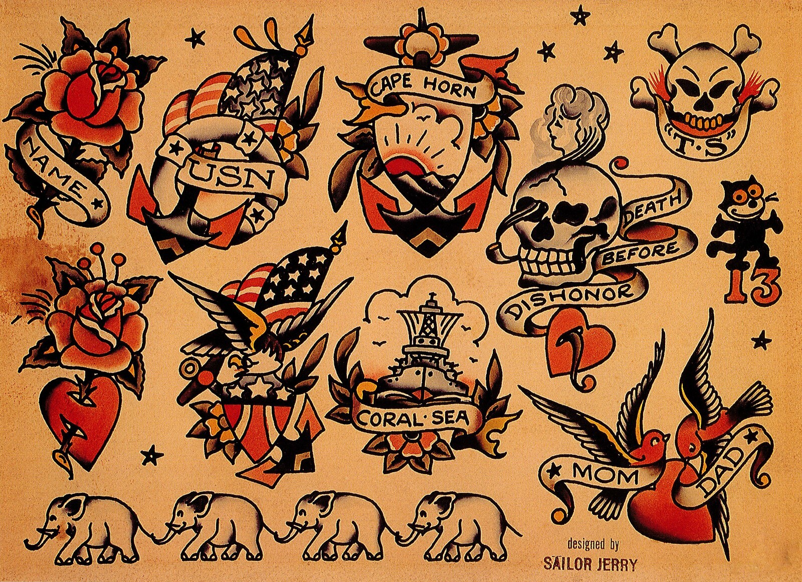 vintage tattoos タトゥー　洋書　フラッシュ　刺青 vintage tattoos タトゥー 洋書 フラッシュ 刺青 Vintage Tattoo