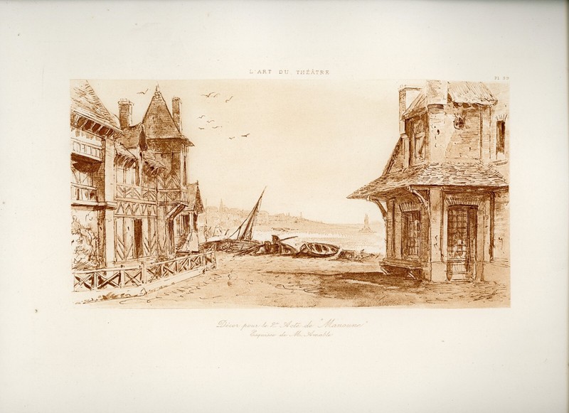 Gravure : Decor Pour Le 2eme Acte De 