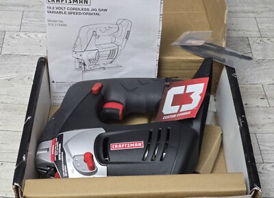 NOS Craftsman 19.2v C3 Cordless Orbital Jig Saw Bare Tool 11569 with Laser-Trac 