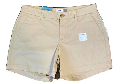 Old Navy Womens Size 4  Shorts Solid Tan Chino New With Tags Back To School