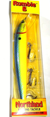 Northland Tackle RBB13 Rumble B Crankbaits (Steel Chartreuse)
