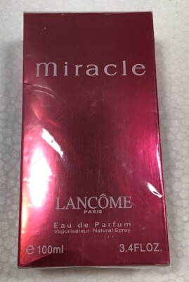 LANCOME MIRACLE 3.4oz 100ml EAU DE PARFUM SPRAY SEALED - NOS