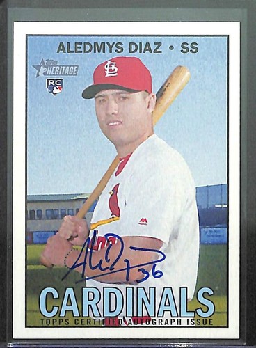2016 Topps Heritage - Aledmys Diaz #ROA-AD