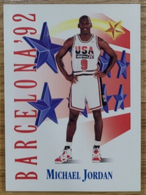 希少！専用ケース入り！1992年　NBA シルバーメダル コイン　バルセロナ Michael Jordan 1992 Skybox Barcelona '92 Card #534 | eBay