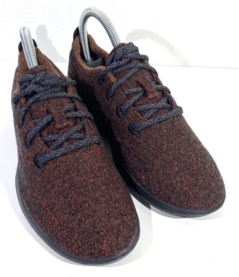 Allbirds Wool Runners Men s Red Kea w/Black Soles Athletic Comfort Shoes