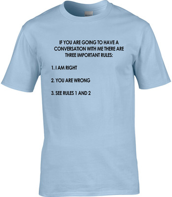Funny Clever Mens T-Shirt Know It All Cool Joke Geek Nerd Smart Gift Gag Idea