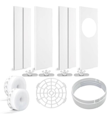 Portable Air Conditioner Window Kit 2024 New Upgrade Exhaust Hose 5.9''/15cm NEW