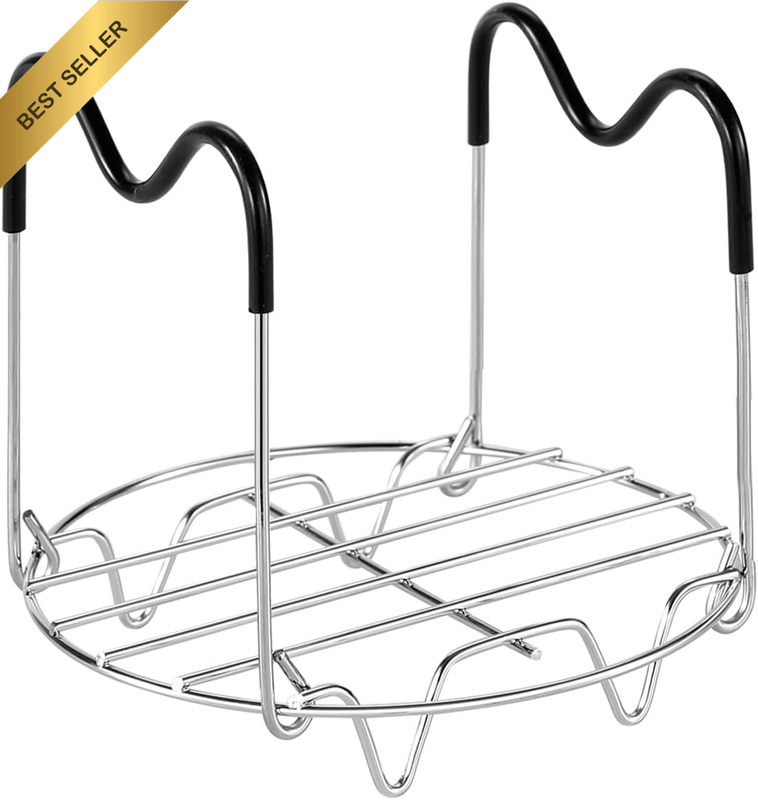 Steamer Rack Trivet with Handles for Instant Pot Pressure Cooker Accessories (Ha