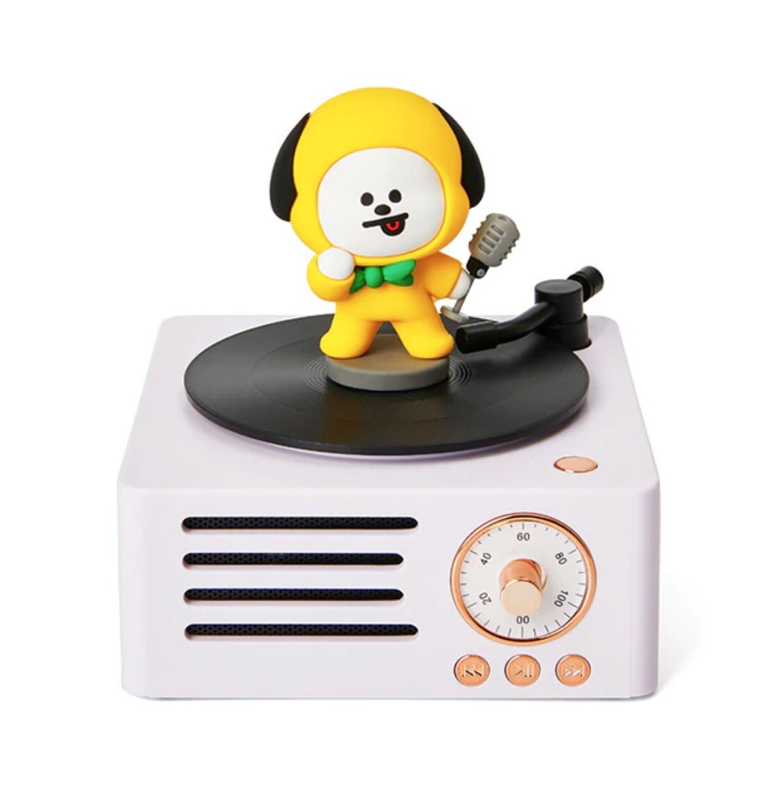 K-POP・アジア BT21 CHIMMY!TURNTABLE BLUETOOTH SPEAKER BTS BT21 CHIMMY TURNTABLE BLUETOOTH SPEAKER Radio Great Gift