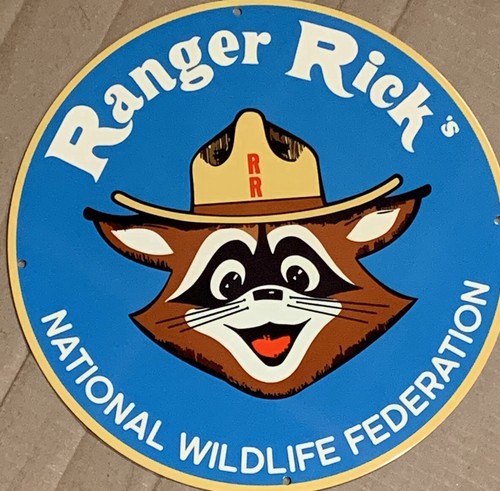Vintage style Ranger Rick's national forest wildlife