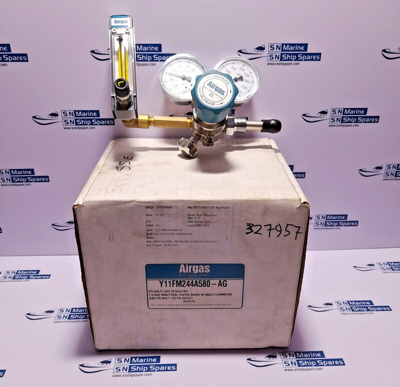 RÃ©Gulateur De Gaz SpÃ©Cial Airgas Y11fm244a580-Ag Y11-244a Pmr1-012639 DÃ©BitmÃ¨Tre