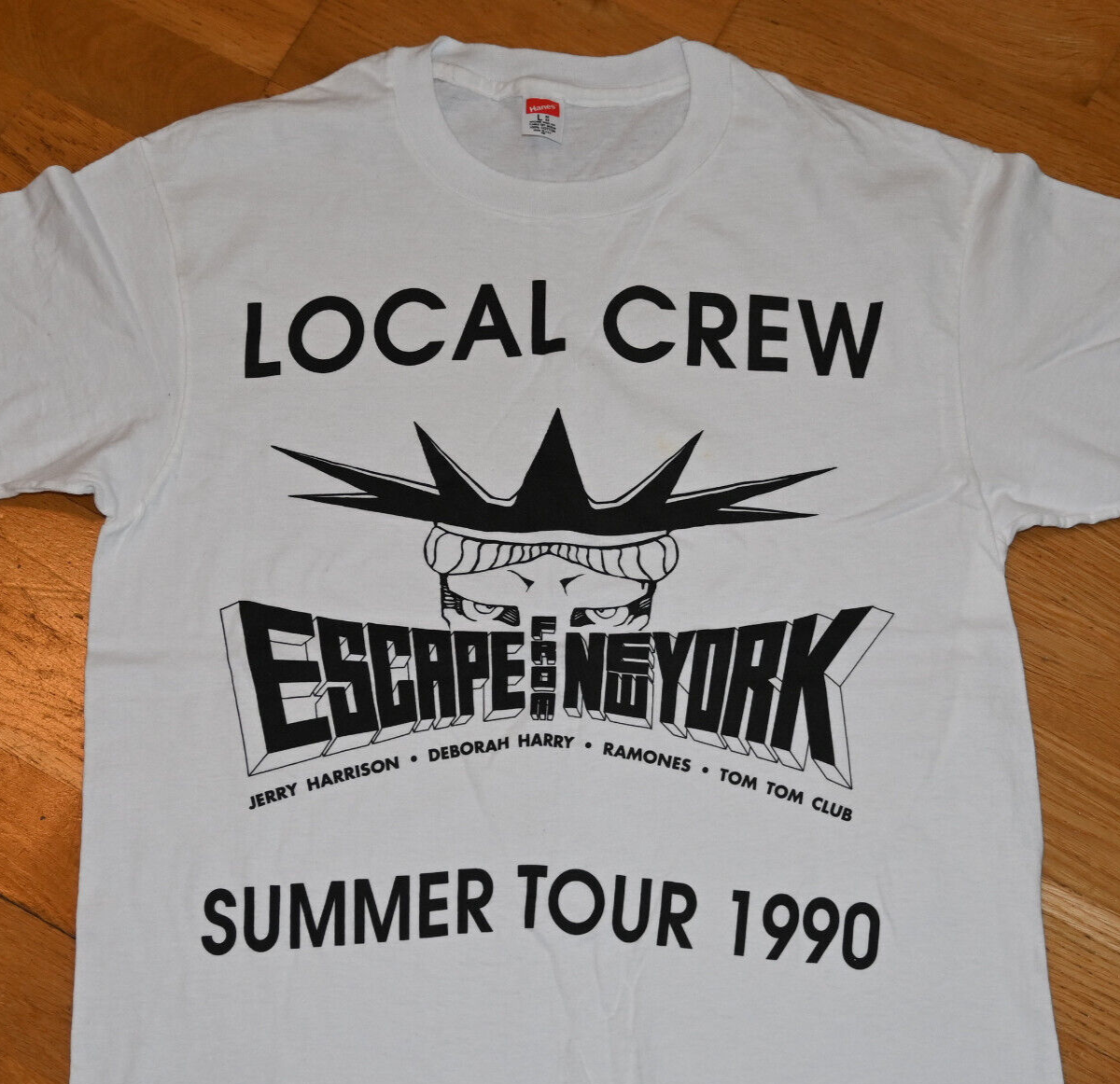 1990 RAMONES, BLONDIE, TOM TOM CLUB* vtg punk concert tee 1990 RAMONES, BLONDIE, TOM TOM CLUB* vtg punk concert tee