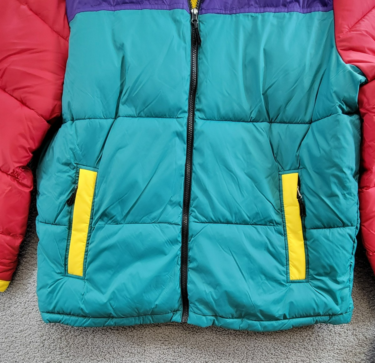 Club Room Colorblocked Quilted Full-Zip Puffer Jacket Men's XL Multi Long Sleeve - Picture 4 of 21