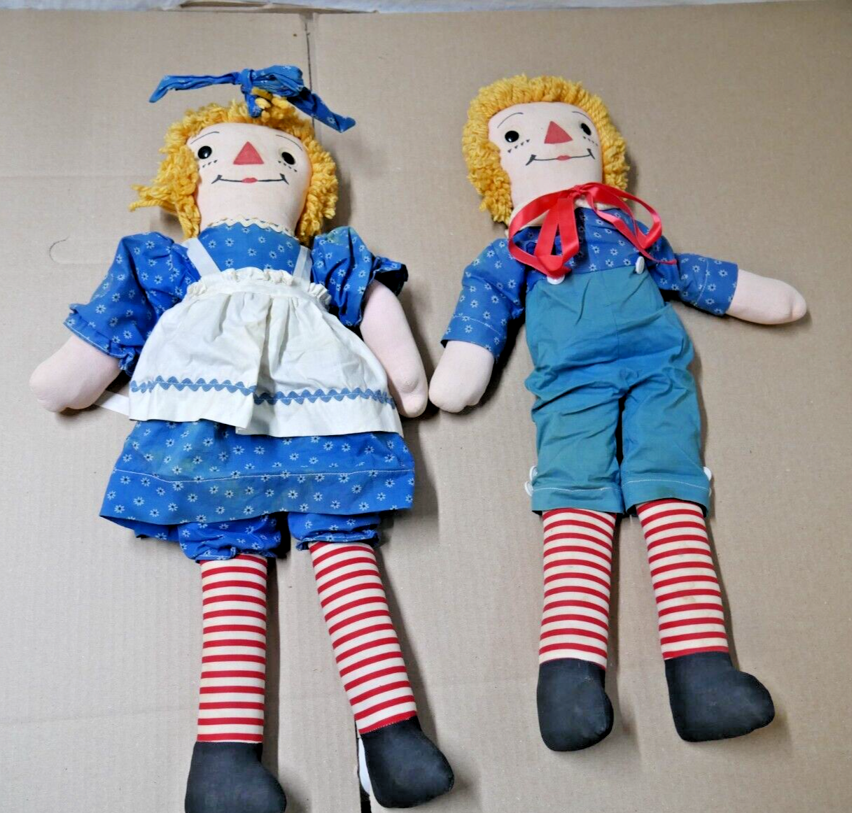 Raggedy Ann ＆Andy 大きなペア人形　身長約50㎝　即購入OK！ 41mrl6KWfWL.jpg_BO30,255,255,