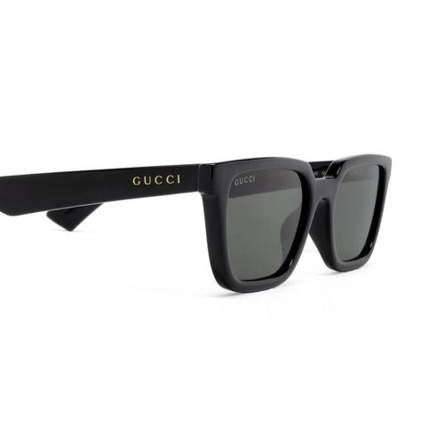 Pre-owned Gucci Gg1539s-001 Black Sunglasses In Gray