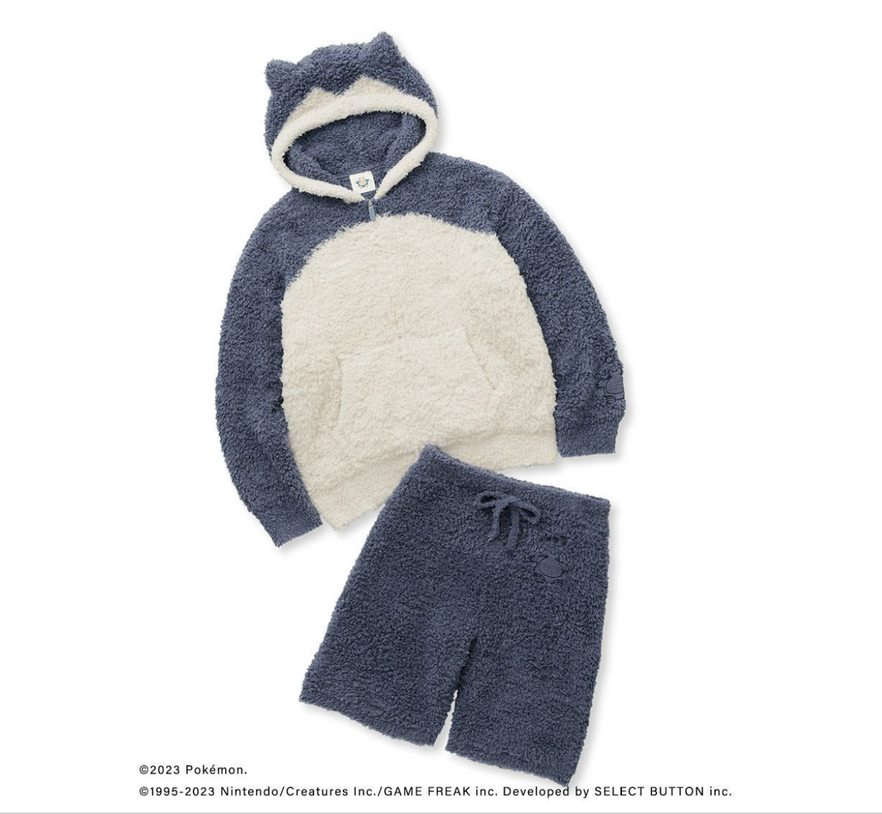 Pre-owned Gelato Pique Pajamas Parka & Shorts Mens (unisex) Pokemon Snorlax Sleep M Size In Multicolor