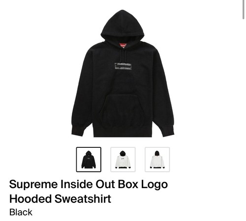 トップス 23ss Inside Out Box logo Supreme Inside Out Box Logo Hooded Sweatshirt (SS23) - $168