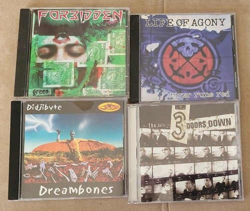 洋楽 NBG The City That Kills CD FORBIDDEN Green CD LOT Didjibyte 3 DOORS DOWN Life of Agony