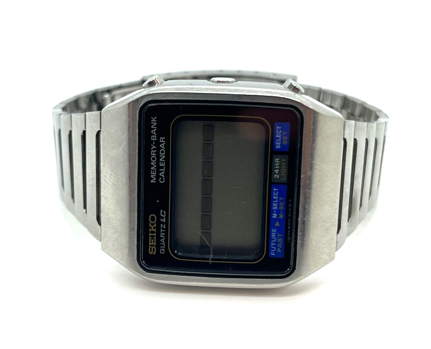 SEIKO MEMORY-BANK CALENDAR デジタル腕時計