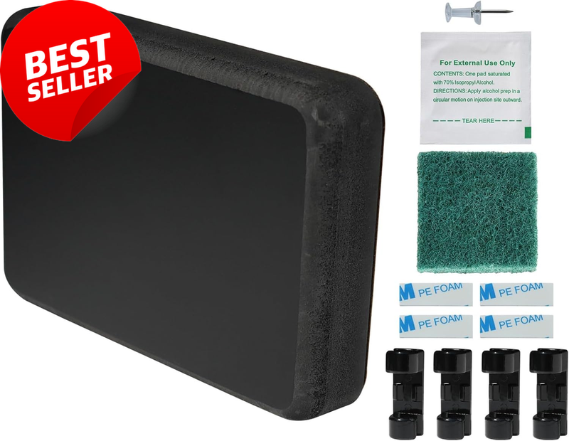 Screwless Transducer Mount Kit - Standard Size - Black - No Screws Included