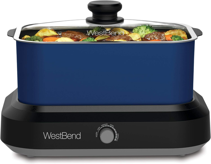 87905B Slow Cooker Large Capacity Non-Stick Vessel with Vari