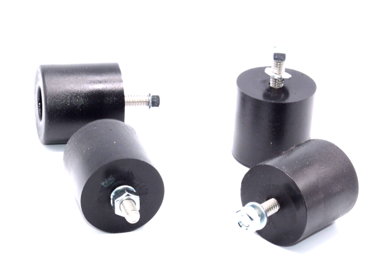 1 1/2" x 1 1/2" HD XL Rubber Feet  Bumpers Includes 1/4" Hardware  4 per Package