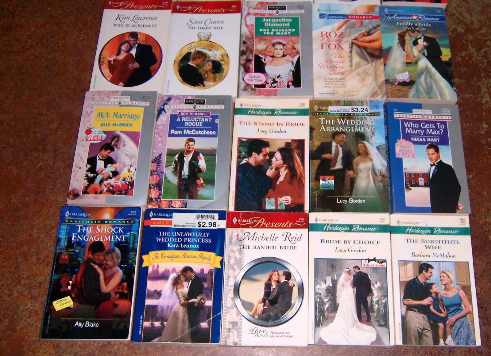 HARLEQUINS!   Wifes Marriage Brides  Lot of 20 Paperback Romances Harlequins!