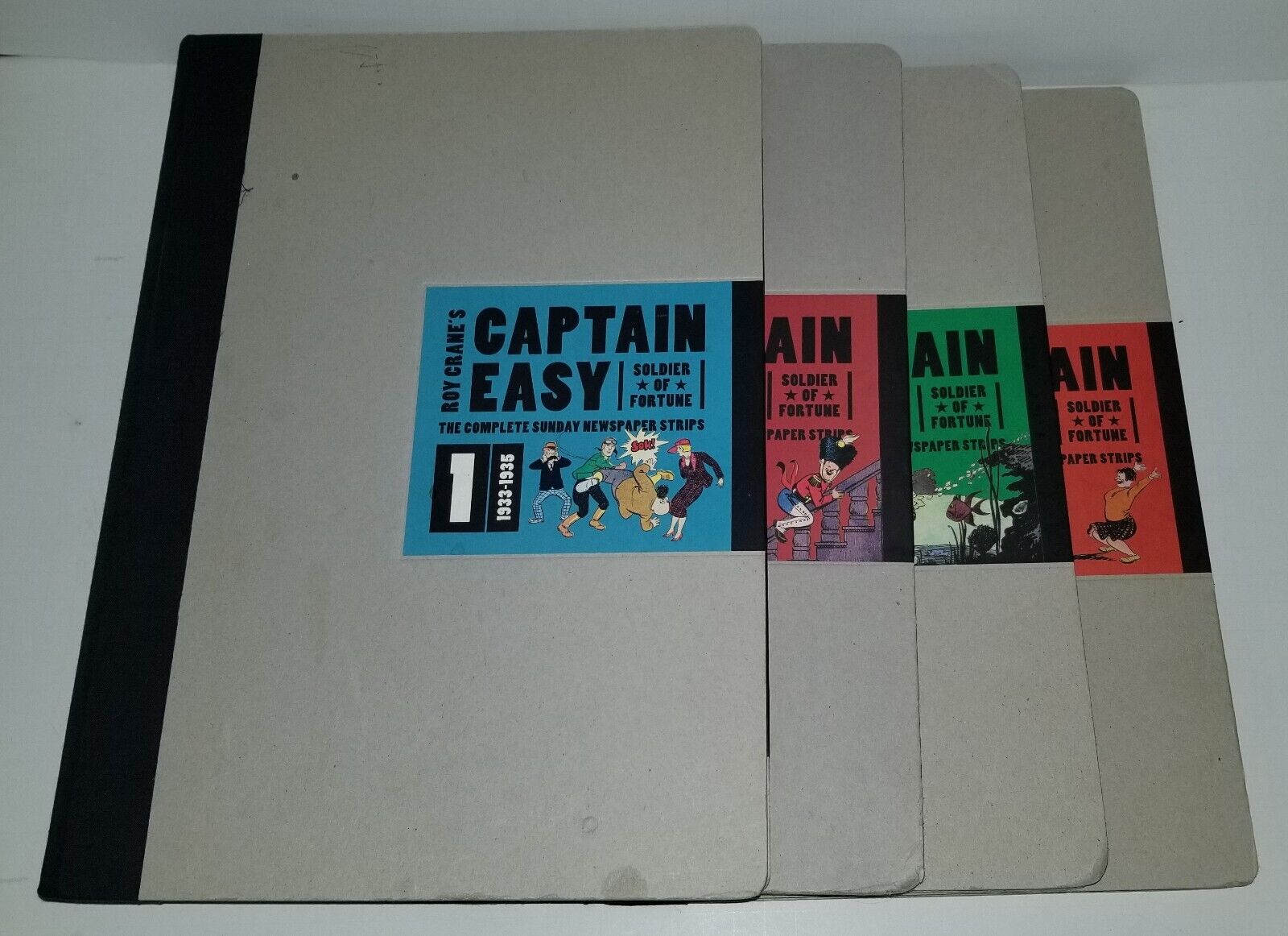 Captain Easy, Soldier of Fortune, Complete Sunday Newspaper Strips Volumes 1-4