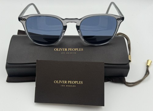 Pre-owned Oliver Peoples Forman L.a. Ov5414su 1132v- Workman Grey / Blue Polarized