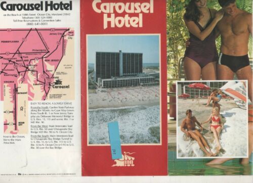Promotional Hotel Brochure For The Carousel Hotel, Ocean City Maryland