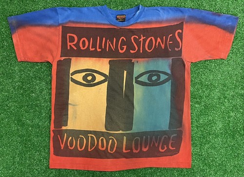 Vintage Rolling Stones Voodoo Lounge 1994-95 Double Sided Vintage Rolling Stones Voodoo Lounge 1994-95 Double Sided