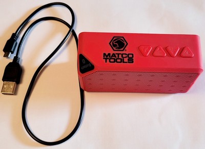 Matco Tools Red Bluetooth Speaker