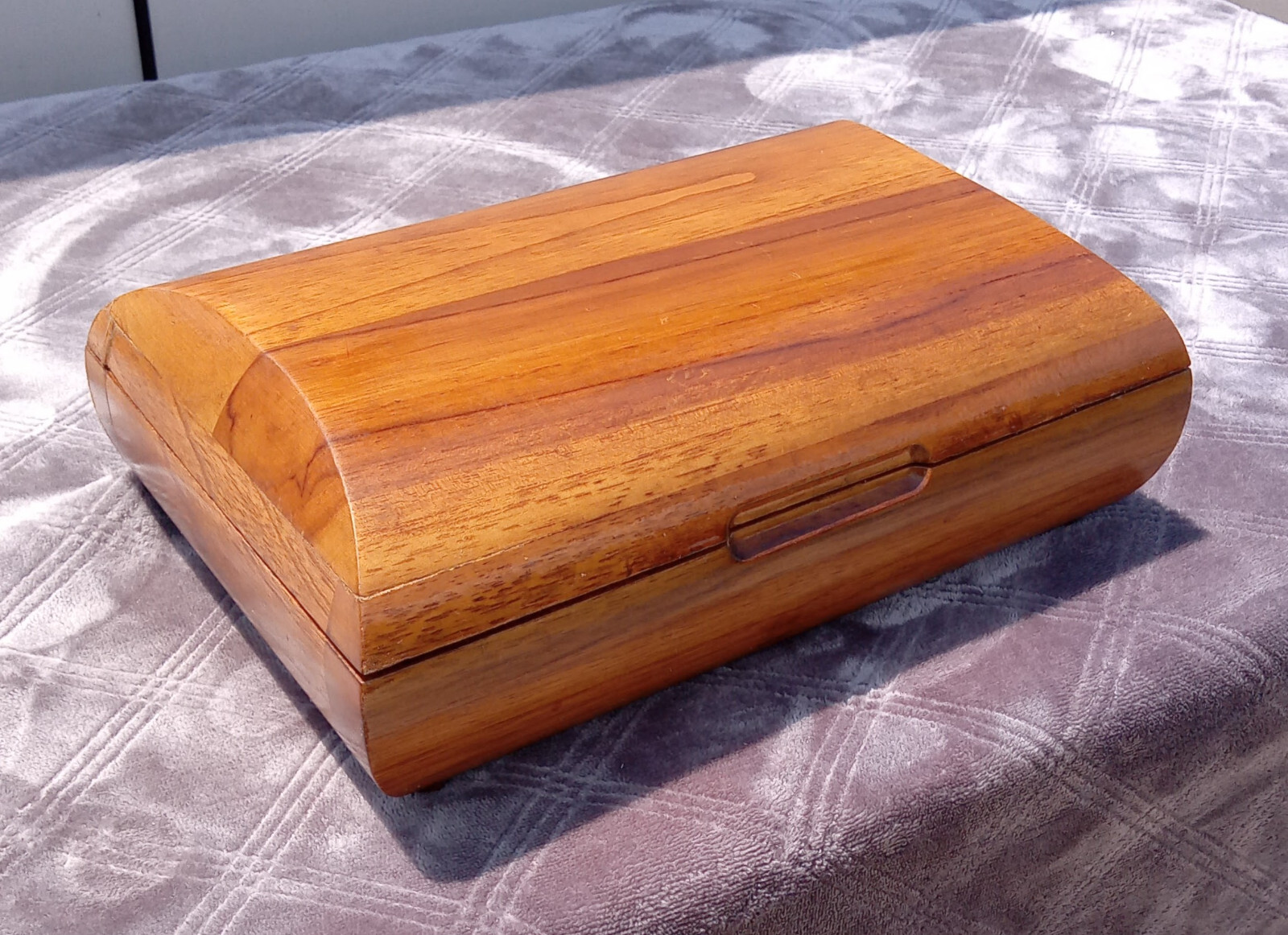 ビンテージ '70s スヌーピー Walnut trinket box Snoopy Trinket