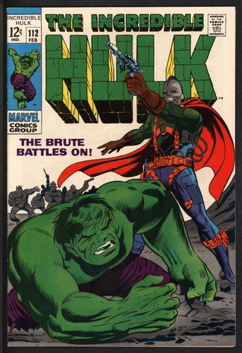 INCREDIBLE HULK #112 8.0 // ORIGIN OF GALAXY MASTER MARVEL