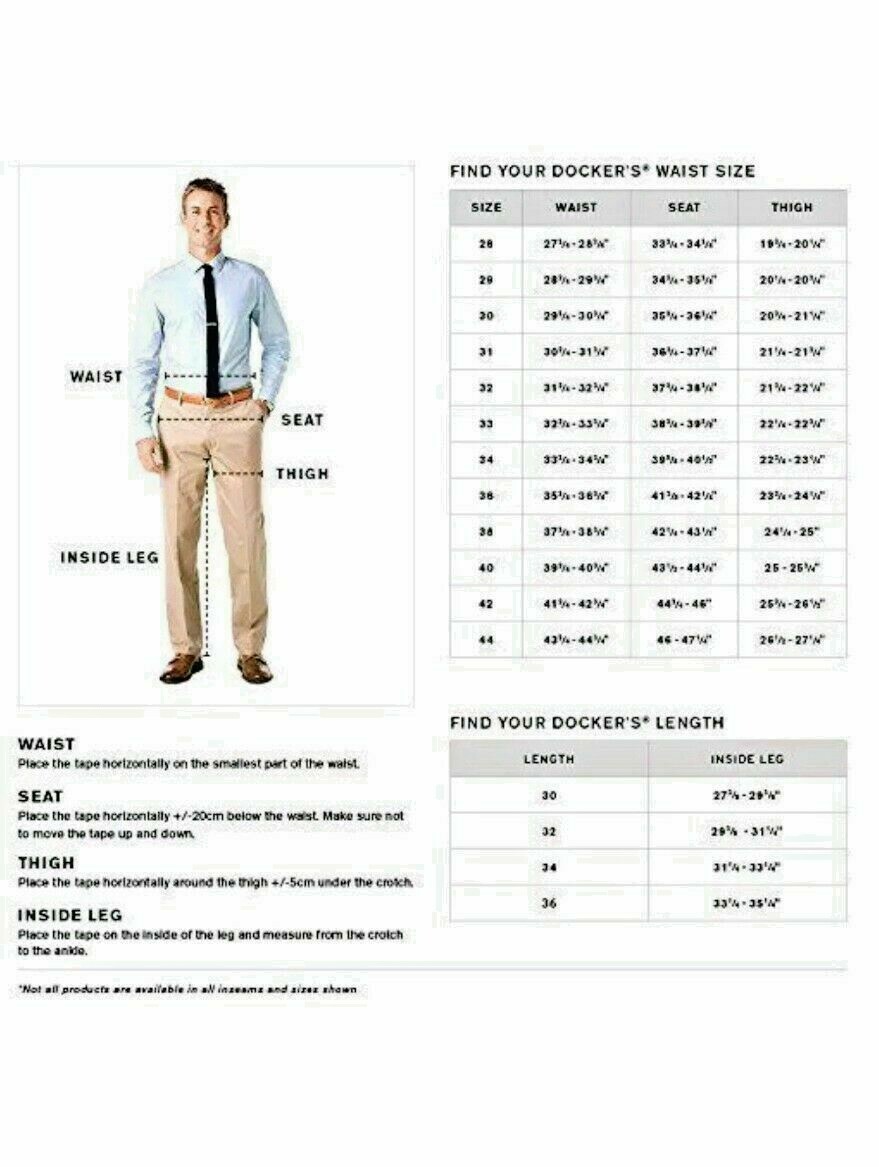 NEW MENS DOCKERS ON-THE-GO BROKE IN STRAIGHT FIT FLAT FRONT PANT NAVY 38X32