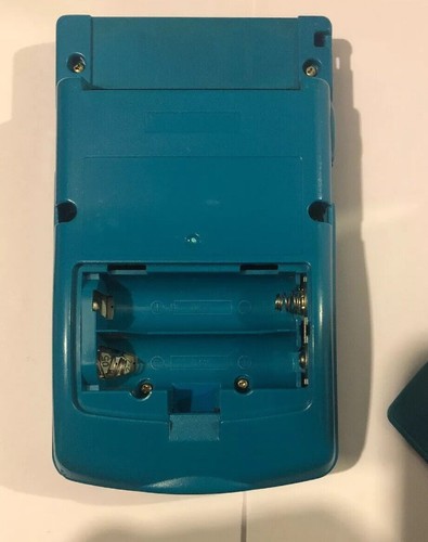 Nintendo Game Boy Color TEAL, WORKS With 1 Game