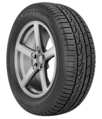 225/60R18 100V Sumitomo HTR A/S P03 High-Performance All-Season Tire 2256018